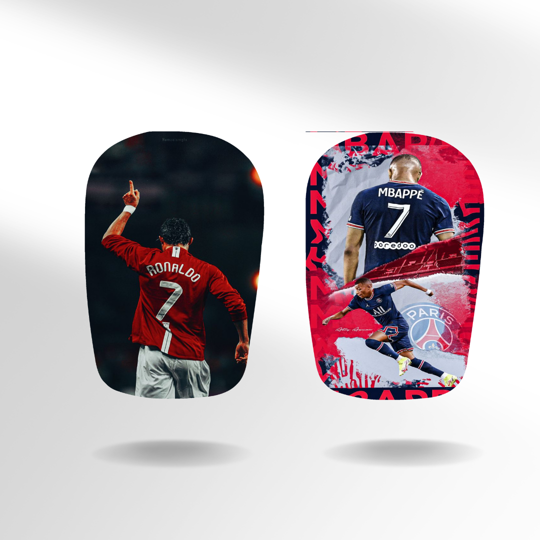 MBAPPE & CR7 - Protège-tibias Personnalisé