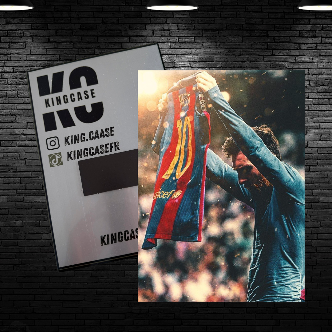 Plaque Messi Barca