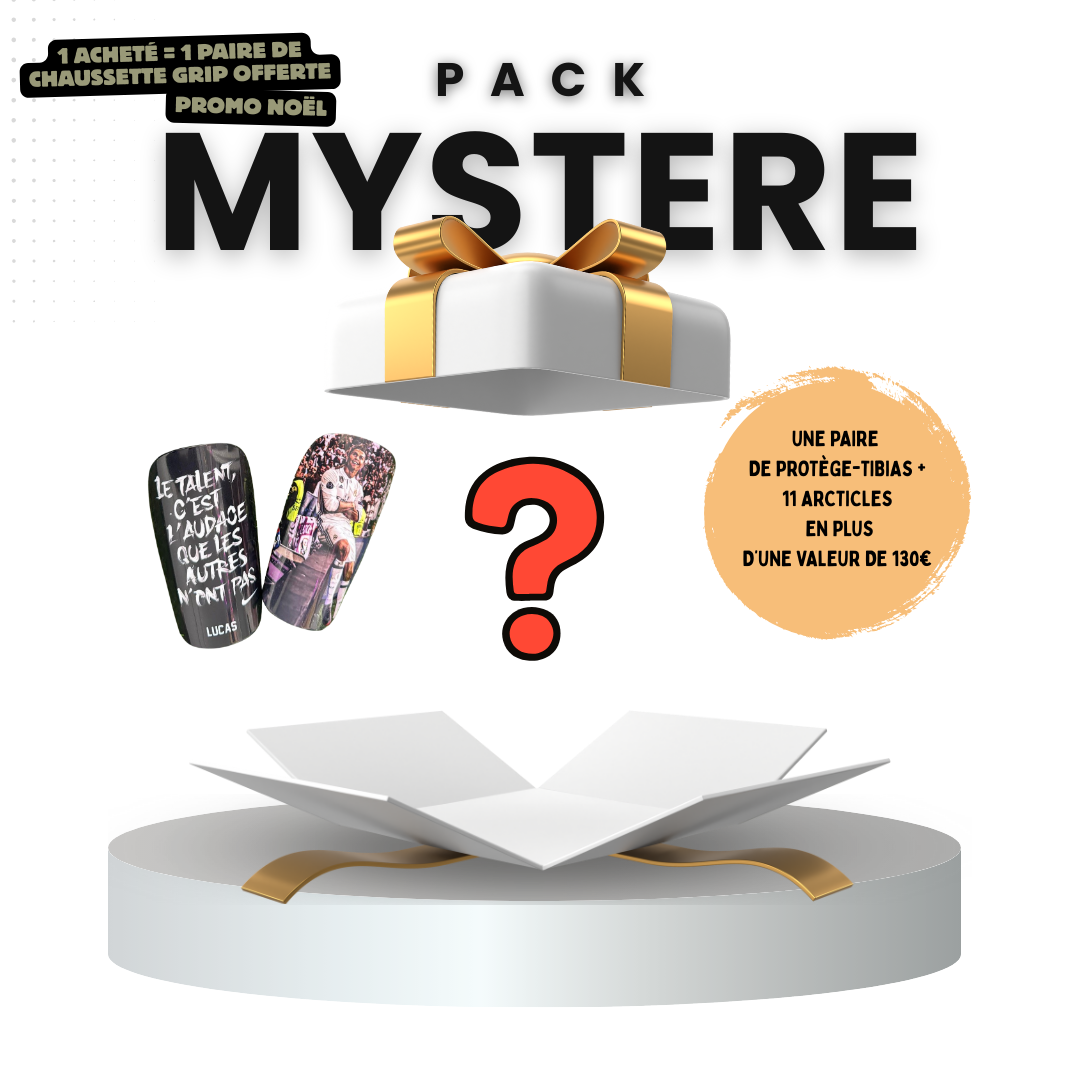 Pack Mystère KingCase – Protège-tibias personnalisés + 11 surprises 🎁 (Édition Premium)