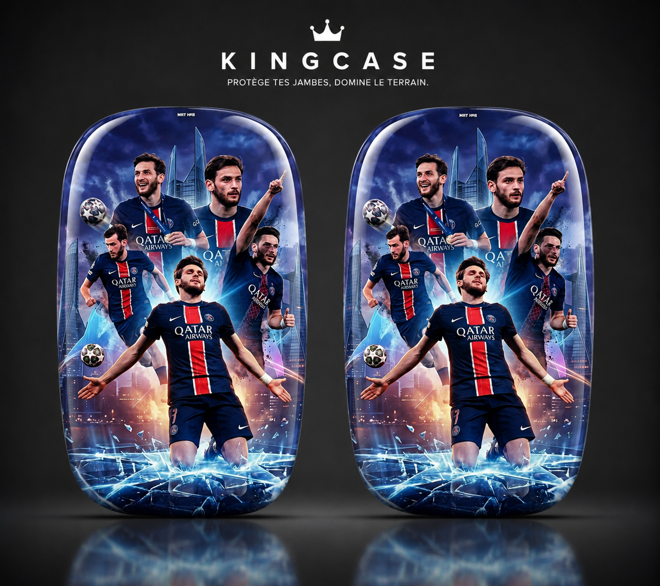 Kvara Psg - Protège-tibias Personnalisé