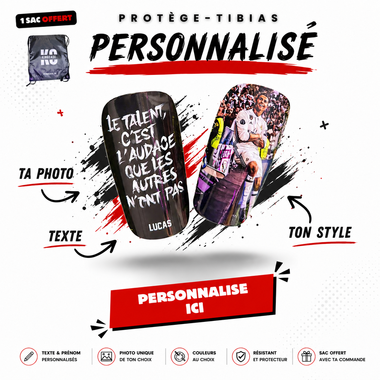 ESPINILLERA PERSONALIZABLE