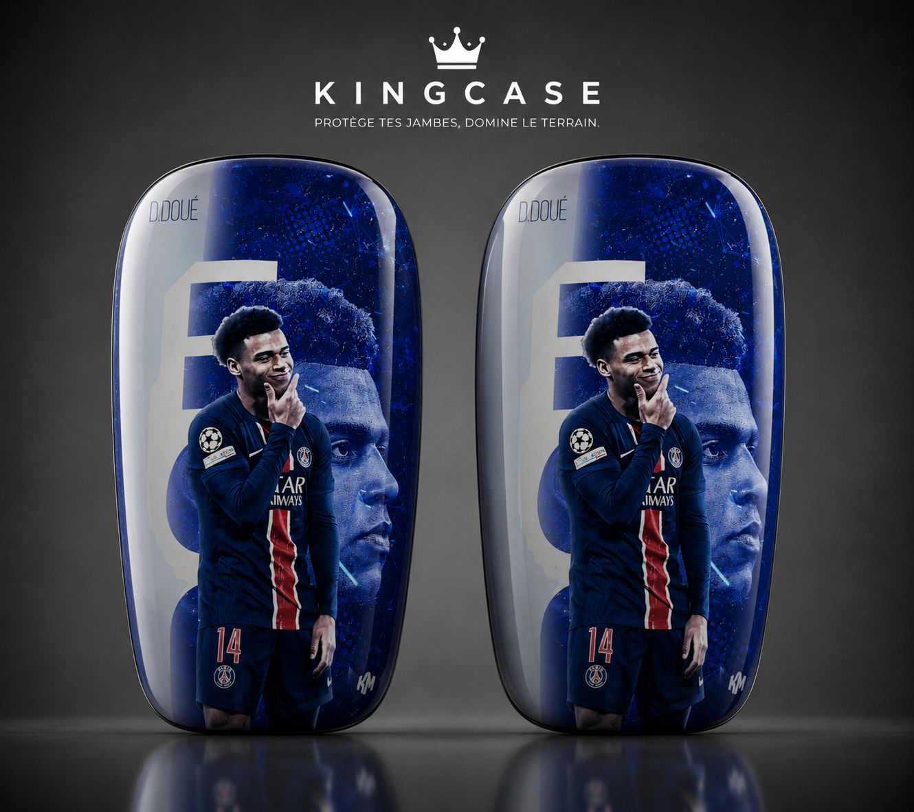 Desire Doue PSG - Protège-tibias Personnalisé