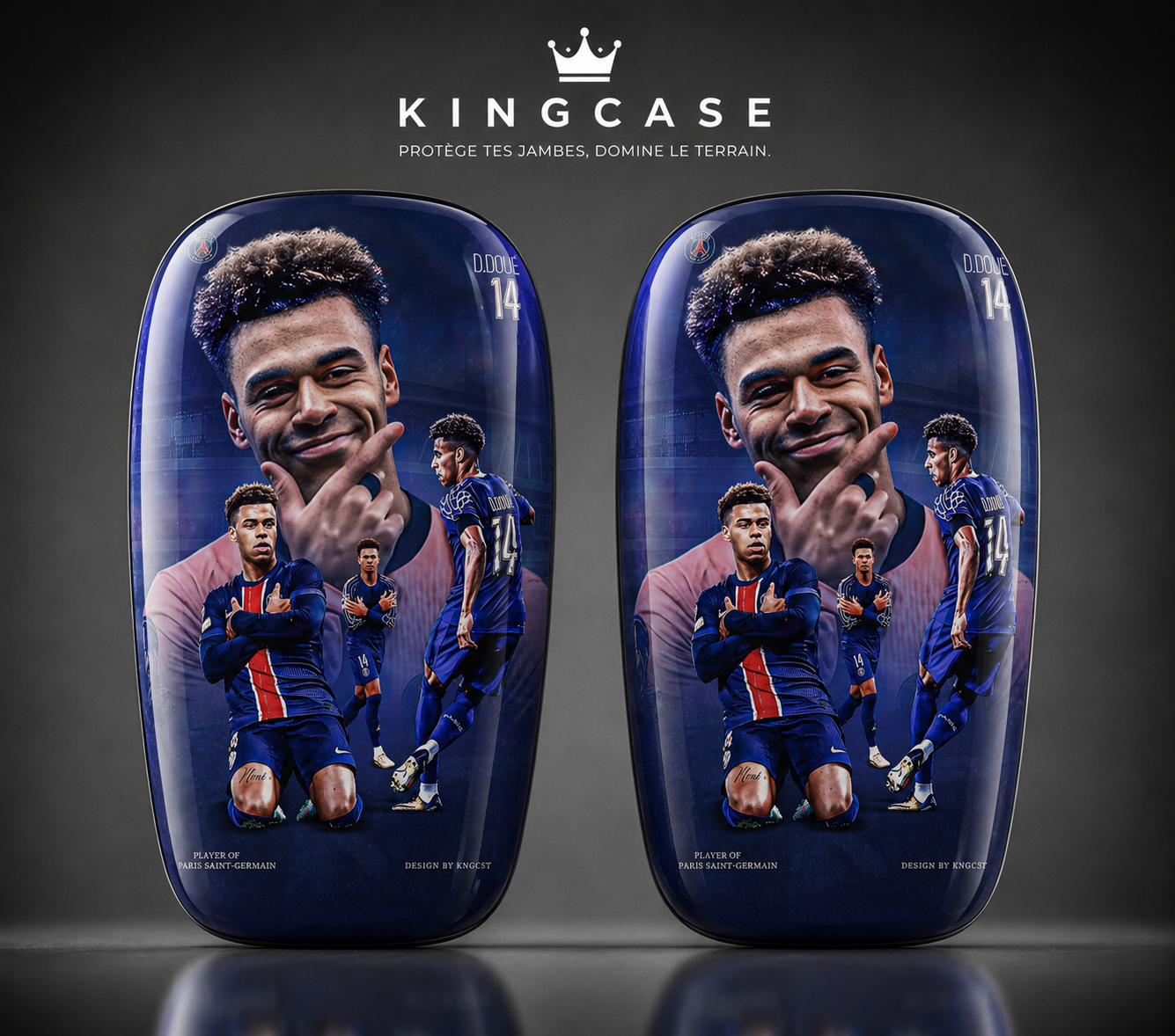 Desire Doue PSG - Protège-tibias Personnalisé