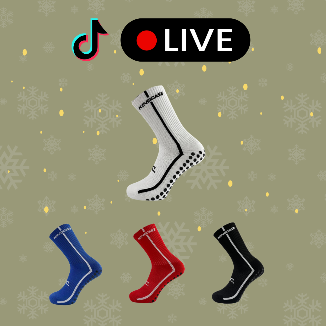 3 paires Chaussettes Antidérapantes Performance – Stabilité et Confort pour un Jeu Optimal - 37-45