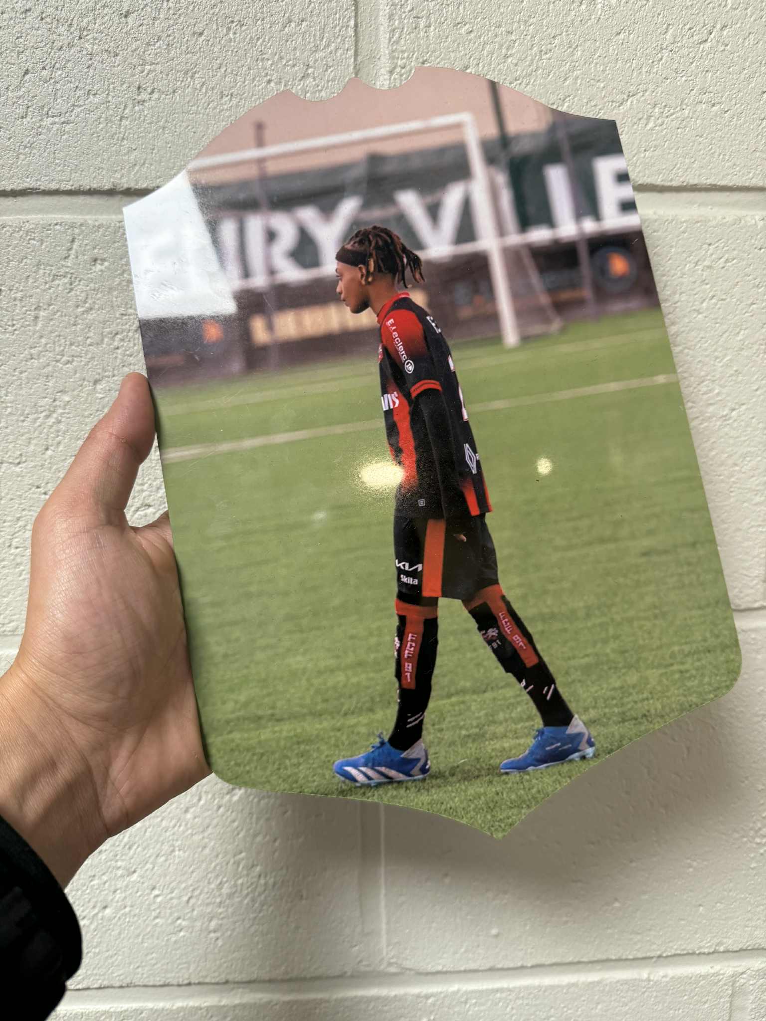 Plaques personnalisables en métal HD avec photos et support magnétique