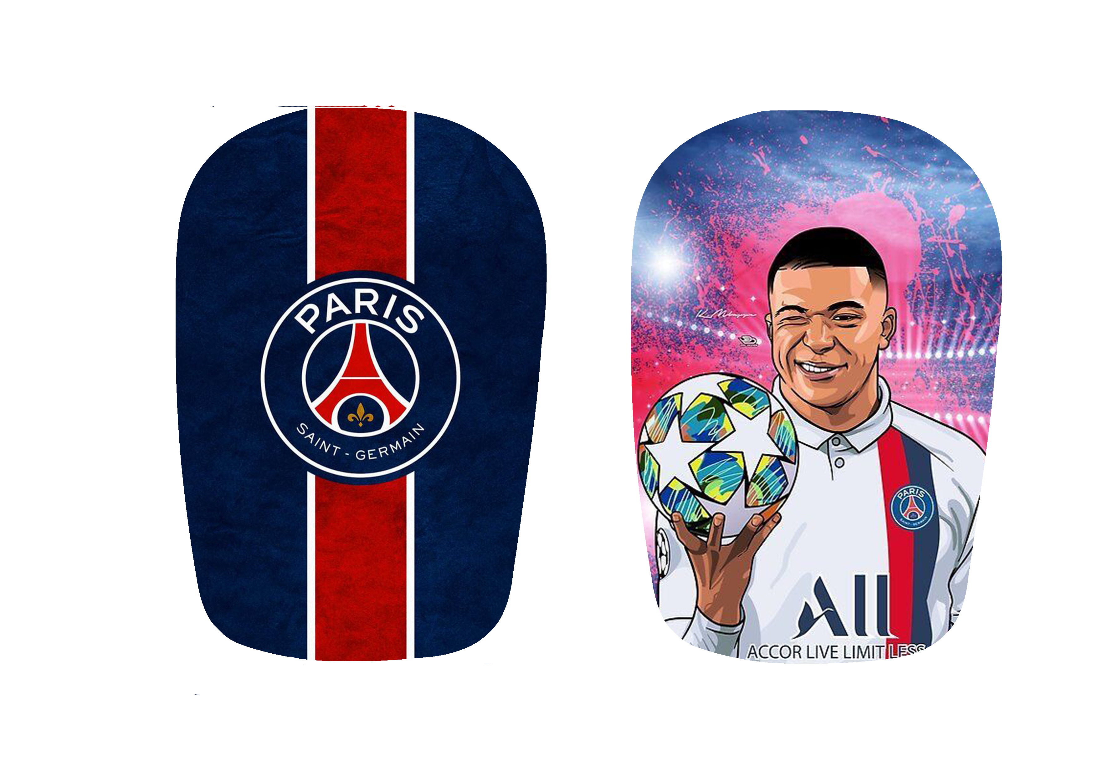 PSG MBAPPE - Protège-tibias Personnalisé