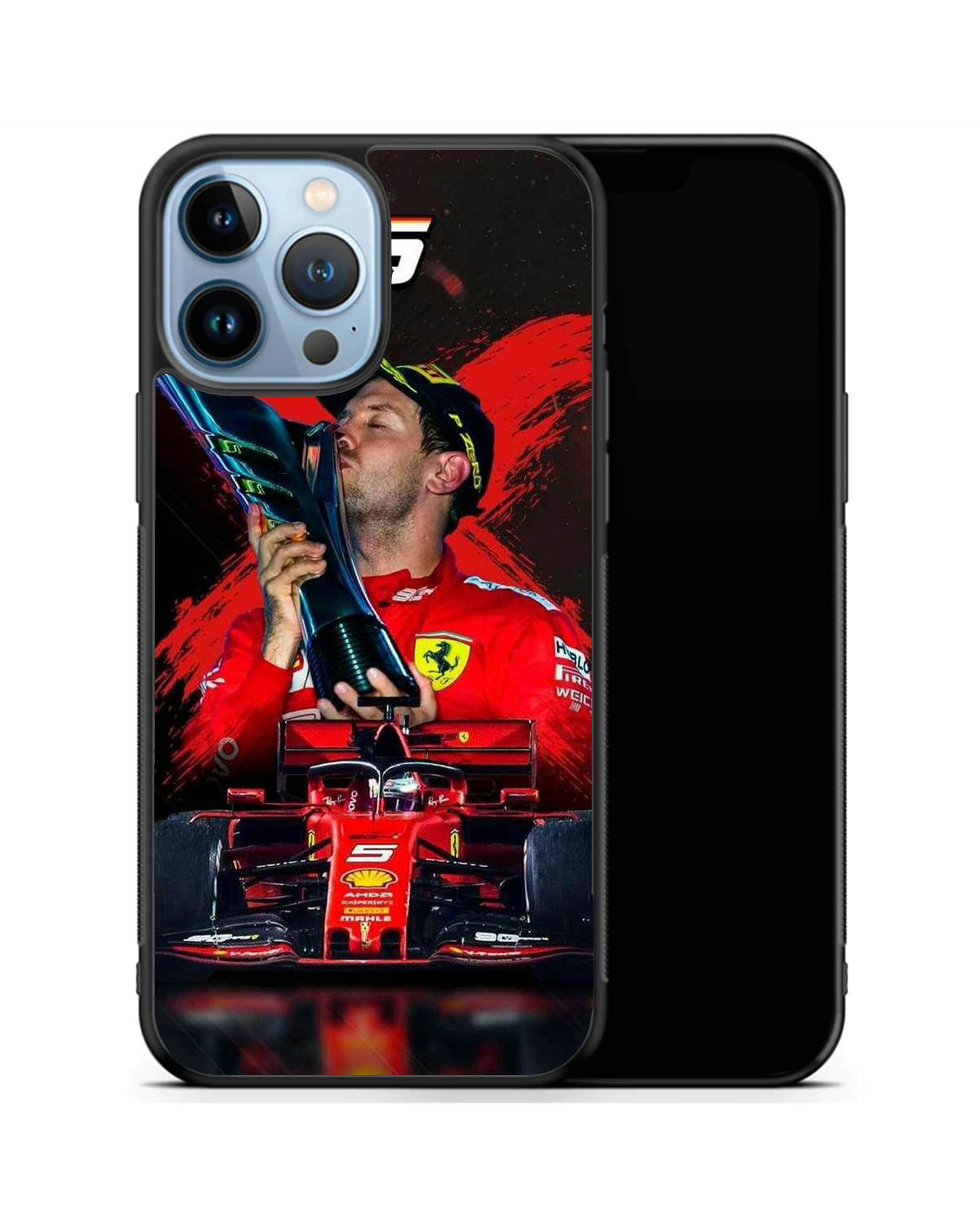 Ferrari Formula One Carbon Serie für LG Flex Schutzhülle Bookcase Flip-Tasche