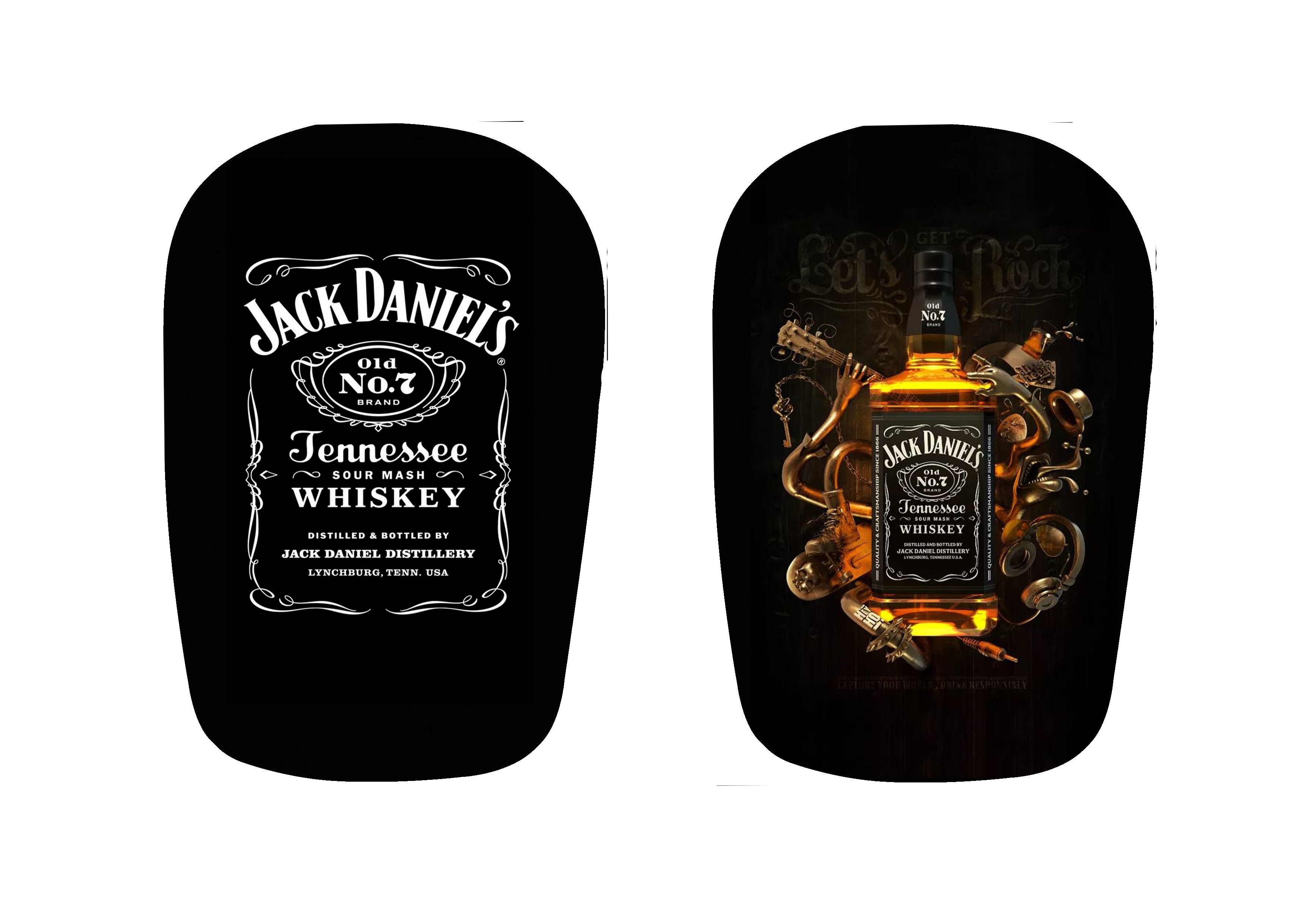 Jack Daniels - Protège-tibias Personnalisé