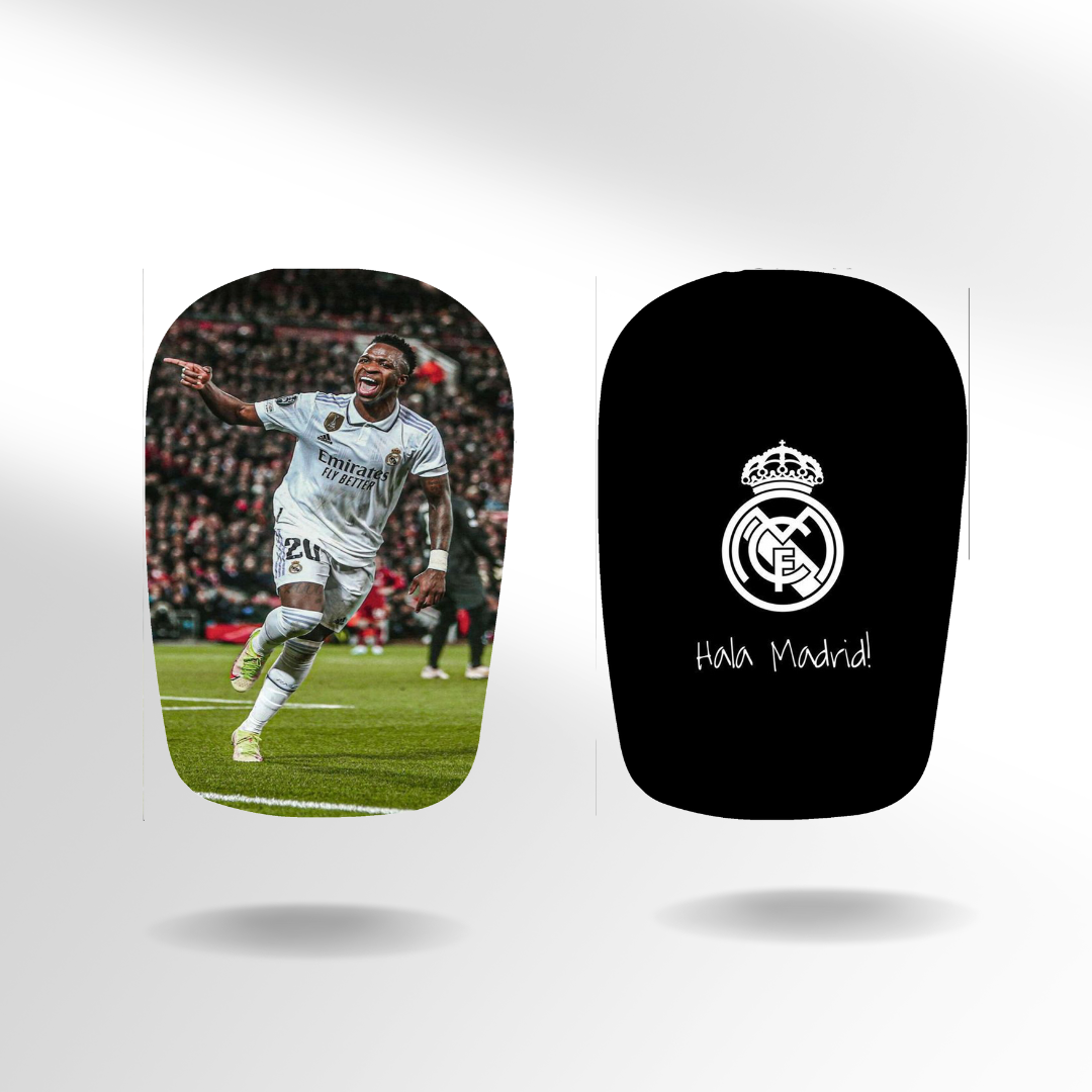 Vinicius Hala Madrid / Espinilleras personalizadas