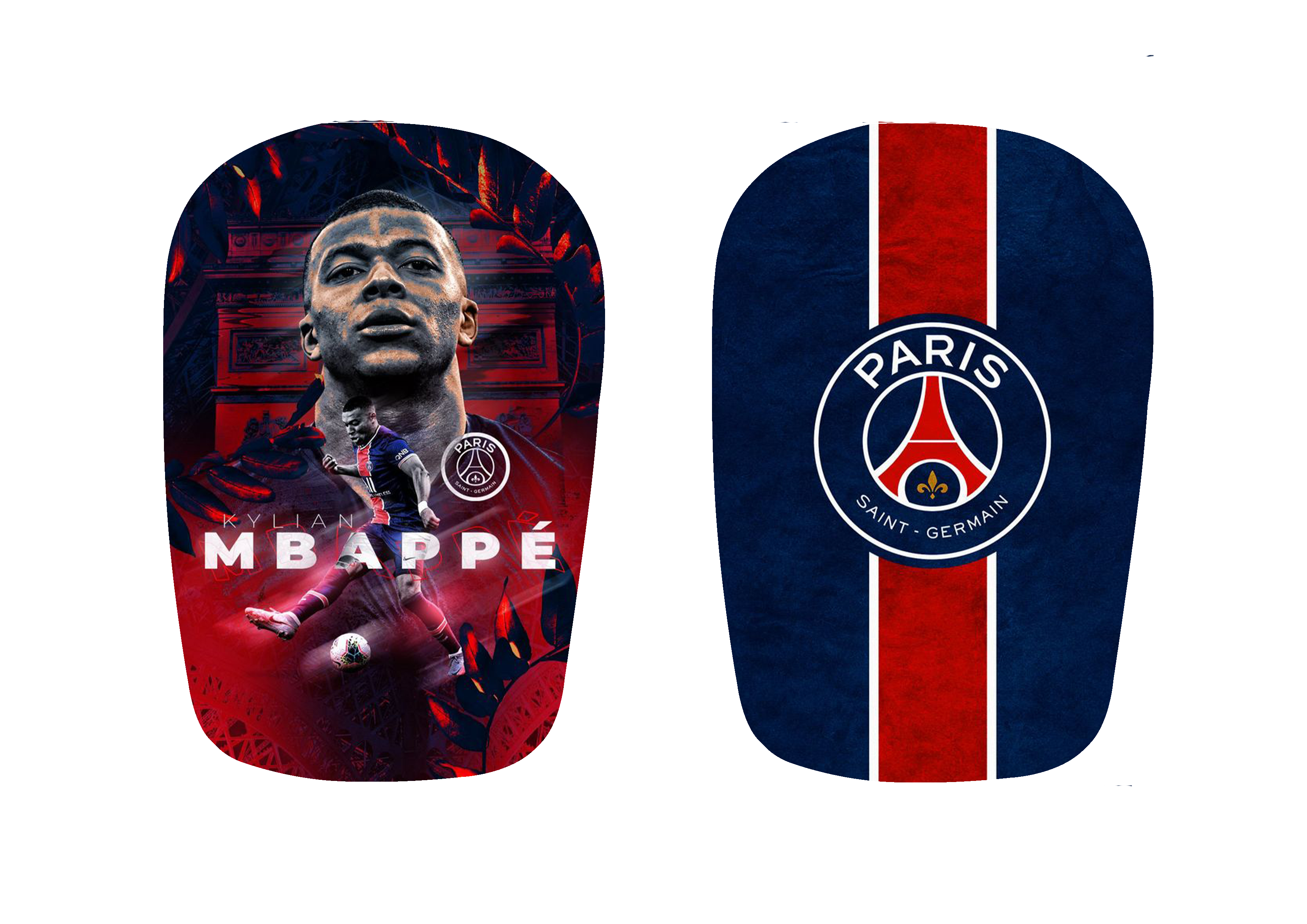 Mbappe Psg 2 - Protège-tibias Personnalisé