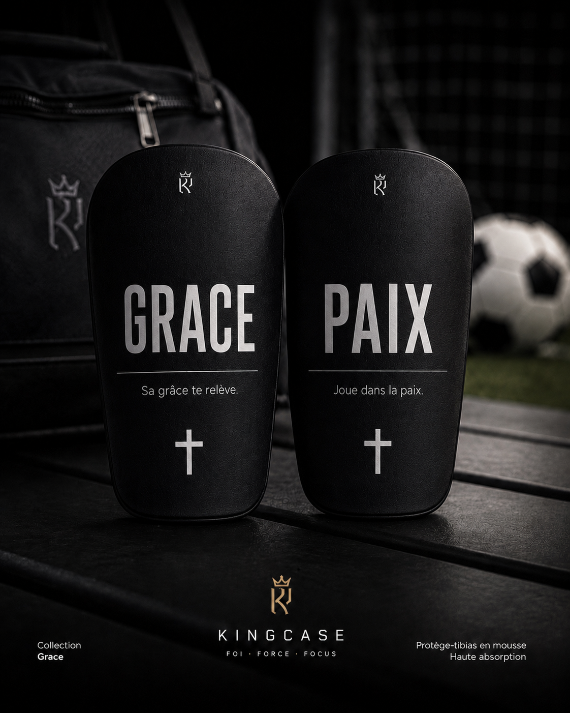 Protège-tibias Chrétiens KingCase