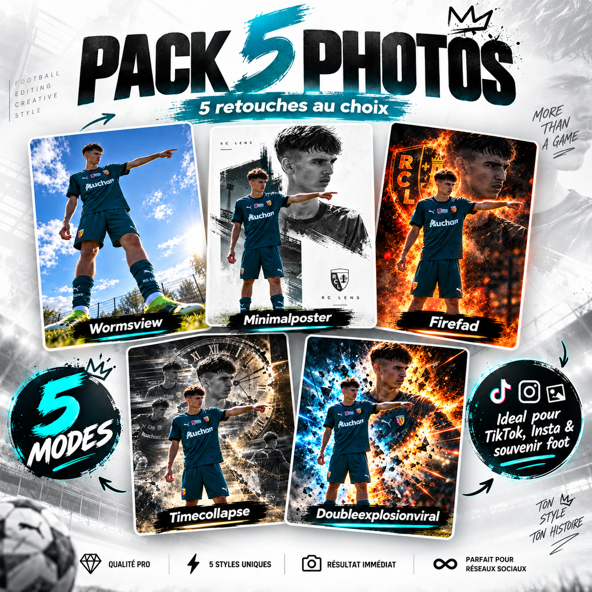 Retouche Photo Foot Pro
