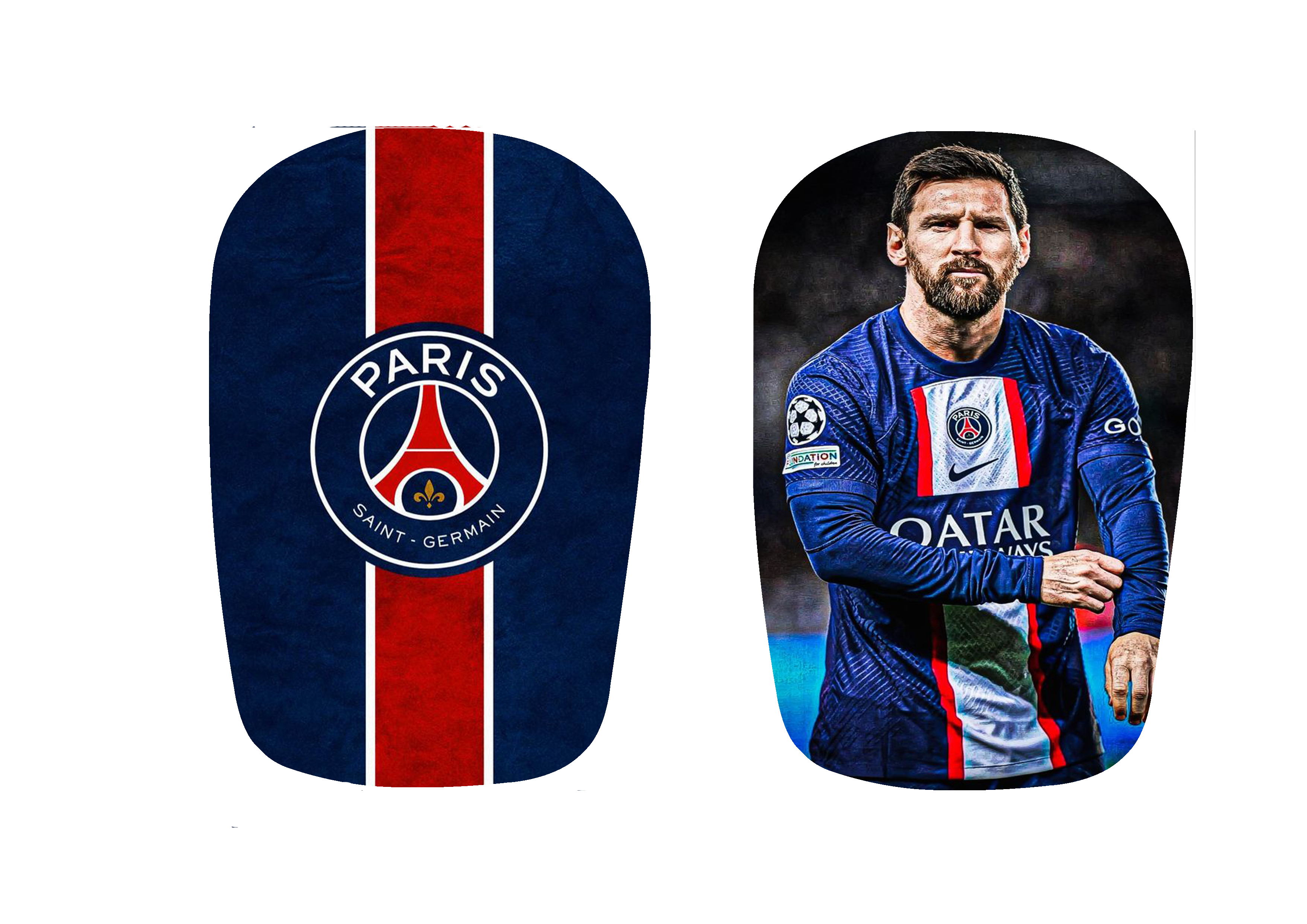 MESSI PSG - Espinilleras Personalizadas